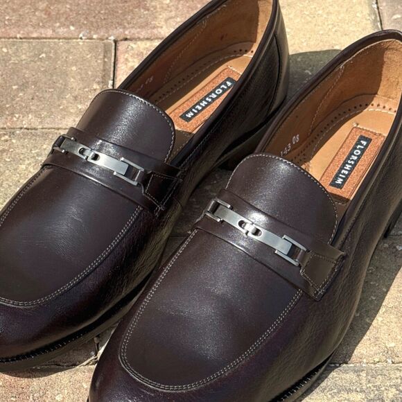 NWOB Florsheim 30207 Dark Brown Leather Bit Loafers Men’s Size 11.5D - Picture 9 of 12